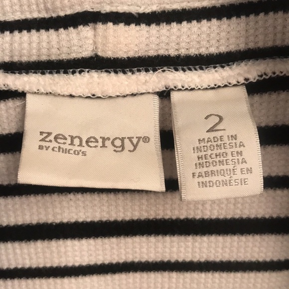 Zenergy by Chico’s brand size 2 pullover tunic top - Picture 2 of 5